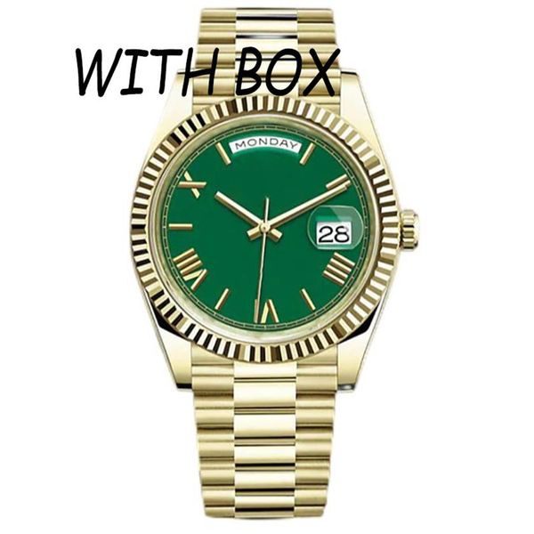 

caijiamin-2022 mens watches silver rome number face big date men sapphire glass super luminous waterproof stainless steel automati189e, Slivery;brown