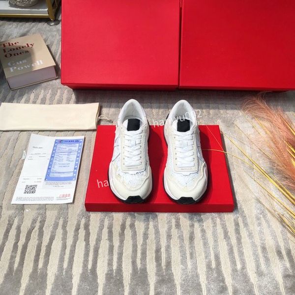 

casual shoes boots women leathe sneaker fashion lady designer trainers man shoe, Black