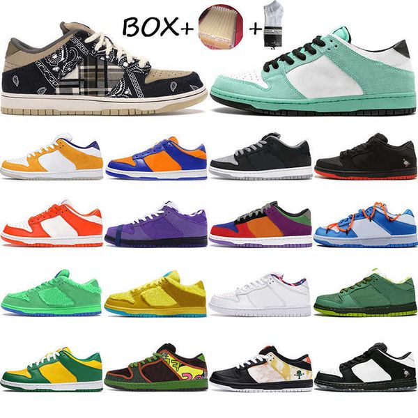 

with box low travis scotts sb mens womens shoes safari plum syracuse kentucky white diamond casual skateboard sneakers sports eur 36-45, Black