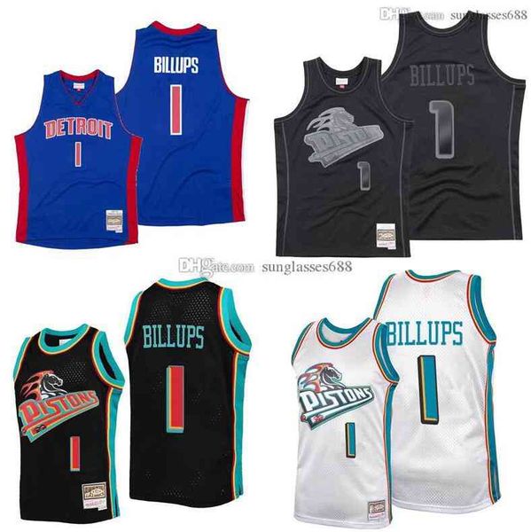 

stitched chauncey billups jersey s-6xl mitchell & ness 2003-04 mesh hardwoods classics retro basketball jerseys men women youth, Black