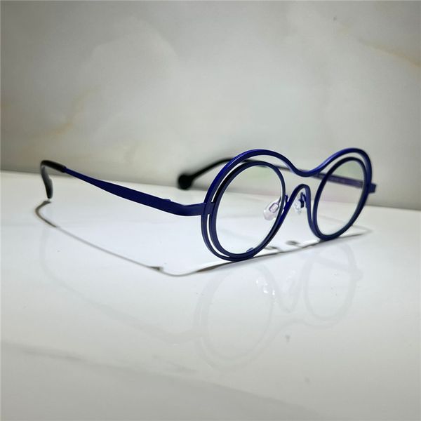 

tart 393 optical eyeglasses for retro style anti-blue light lens plate round full frame with box, White;black