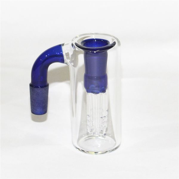 Shisha Glas Aschefänger 4 Arme Baum Gelenkgröße 14 mm 18 mm männlich zu weiblich Ashcatcher 45 Grad 90 Grad Perc Bong Wasserpfeife Bubbler Raucherzubehör