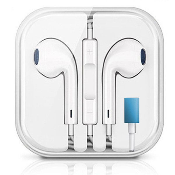 

earphone with microphone wired iphone stereo sound earphones for iphone 12 11 pro x xs max xr 7 8 plus earbuds bluetooth-compatible headset