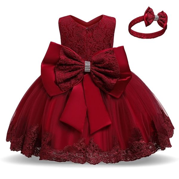 

kids dress for girls summer es party and wedding christmas clothing princess flower tutu children prom ball gown 220426, Red;yellow