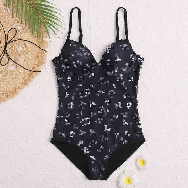 

brand large fashion women's one piece swimsuit, White;black