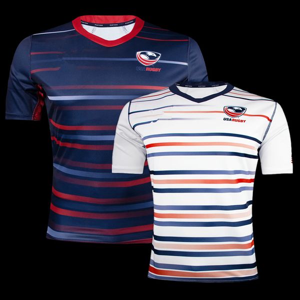 

2022 2023 usa rugby jersey home away men's t-shirts united states rugby shirt big size 4xl 5xl, White;black