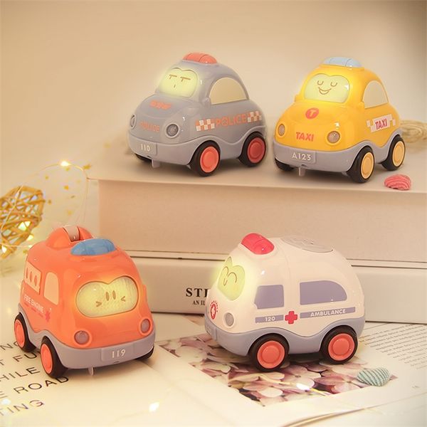 Auto giocattoli per neonato 1 anno Montessori Music Cars per bambini 13 24 mesi bambini apprendimento precoce giocattolo educativo regalo di compleanno 220507