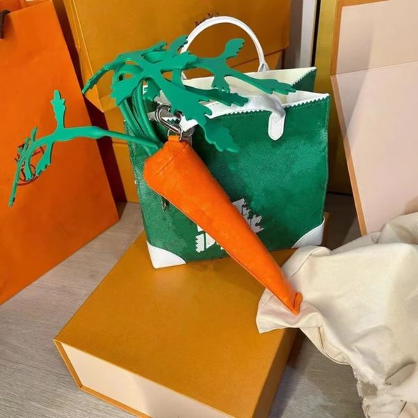 Nuova moda ciondolo carota catena chiave cerniera zero portafoglio zaino borsa pendenti pantaloni accessori