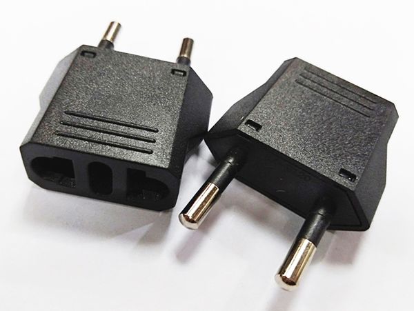 EURO EURO MASCULINO PARA US PLUBE FÊMEA DO FÊMEA DE VIAGEM ADAPTOR AC Conversor AC Tomada de tomada elétrica / 20 pcs