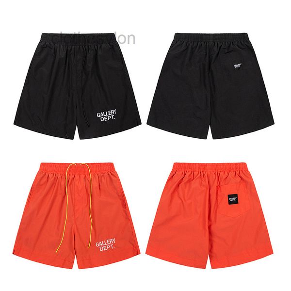 

mens gallerydeptst 2022 fashion designer gary embroidered shorts letters summer beach pants high street drawstring, White;black