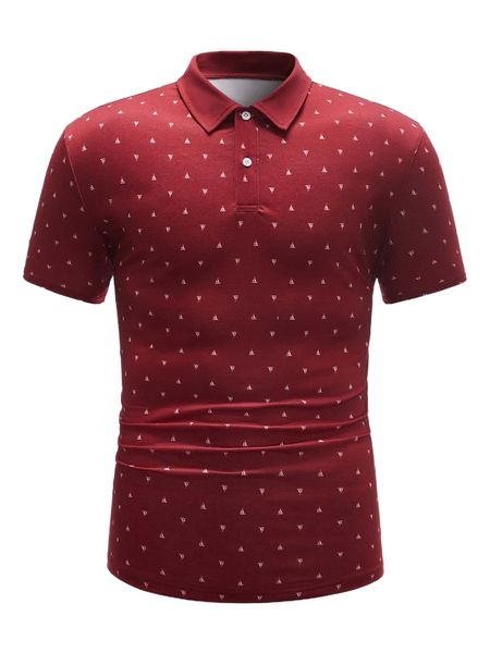 

men sailboat print polo shirt 20ca#, White;black