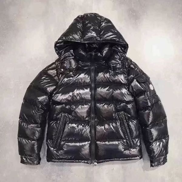 

winter men's jacket women's down monclair designer luxury classic fashion hip hop hat pattern print coat outdoor warm casual coat, Black;brown