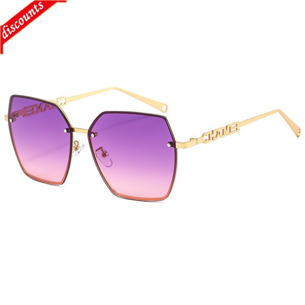 

men's women's fashion trend brand sunglasses wholesale xiaoxiang personality letters multicolor lady, White;black