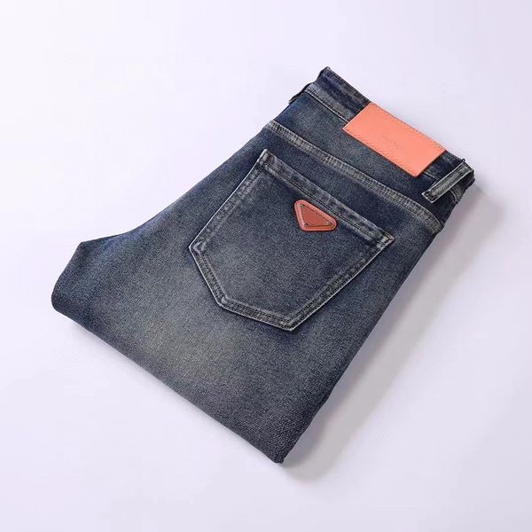 

03 mens designer jeans for men and women fashion brand luxury pants slim fit motorcycle hip hop denim pant, Blue