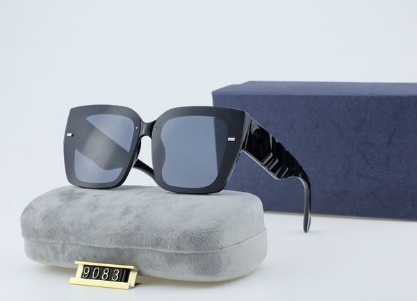 

fashion polarized sunglasses trend men's and women's large frame square wild thin section driving sunshade sunglasses, White;black