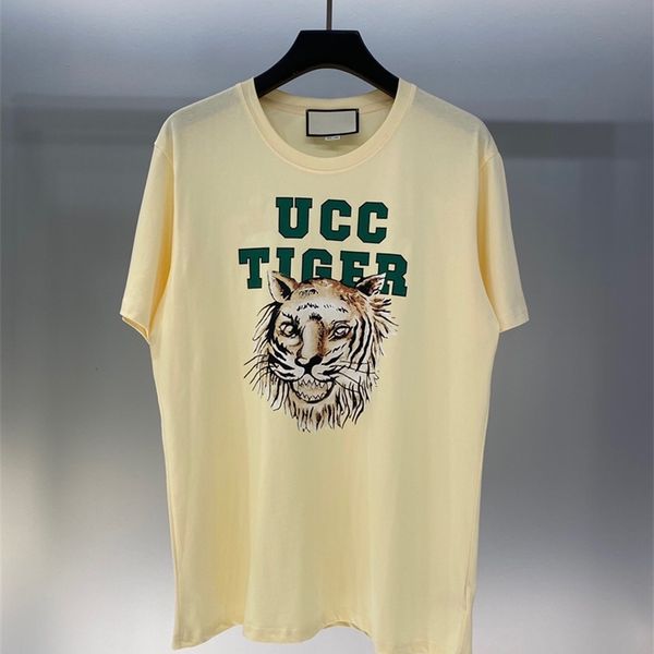 

summer the new green head print round neck half short sleeve t-shirt, White