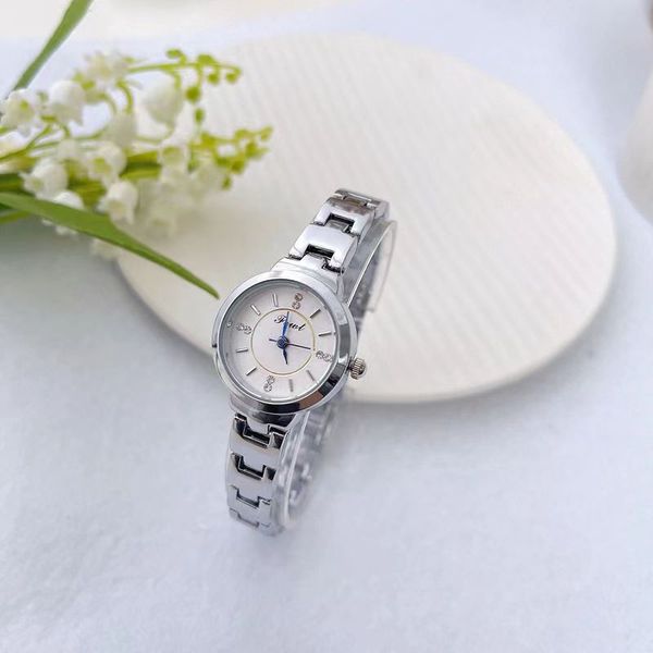 

luxury womens watches female designer simple temperament retro watch women waterproof small steel chain watch brsdv, Slivery;golden