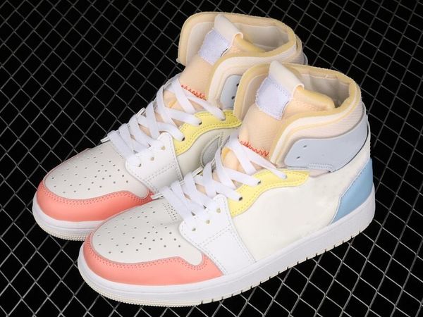 

shoes special edition 1 high cmft basketball designer sail white zitron opti yellow sport zapaots sneakers good quality