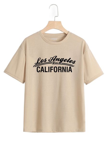 

letter graphic drop shoulder tee j6hj#, White