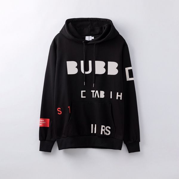 

2022 men's set women's heart letter shirt hoodies long sleeve wool hoodie designer sweatshirt fashion casual sweatshirt s-2xl bur, Black