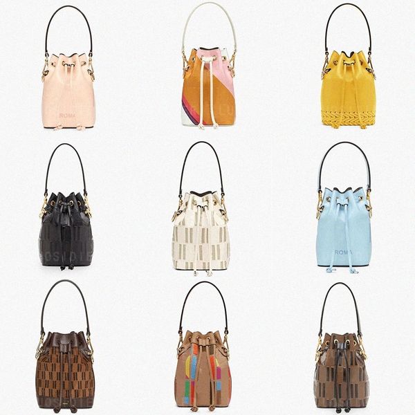 

mon tresor mini bucket bag luxury designer crossbody shoulder bags handbag f roma lettering print handbags wholesale removable shoulders str