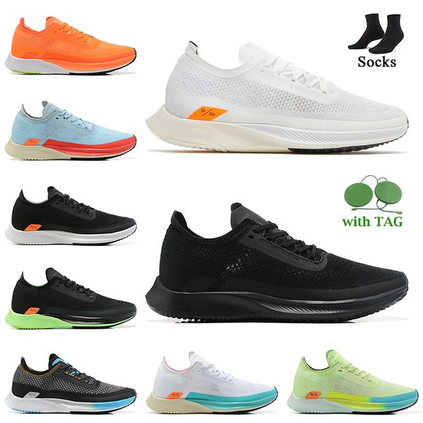 

pn dust zoomx streakfly proto women mens running shoes outdoor jogging sports white pink blue sliver orange black green platform mesh traine