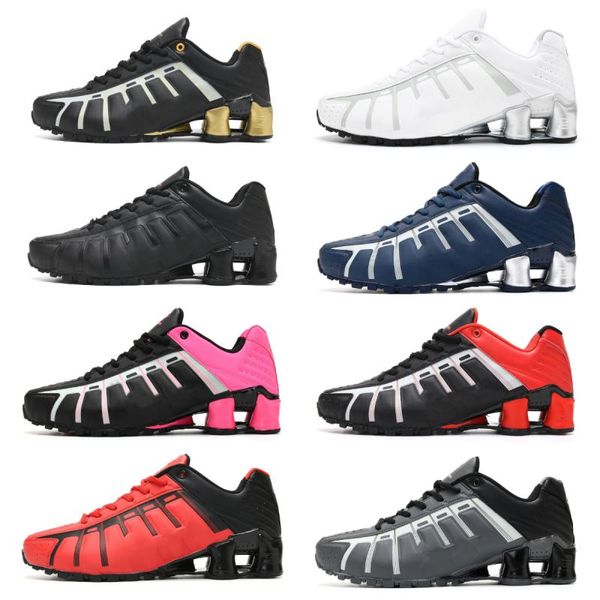 

2022 shoxs tl r4 mens running shoes triple black white metallic silver chaussures deliver oz nz leven 0908 university red sneakers trainers