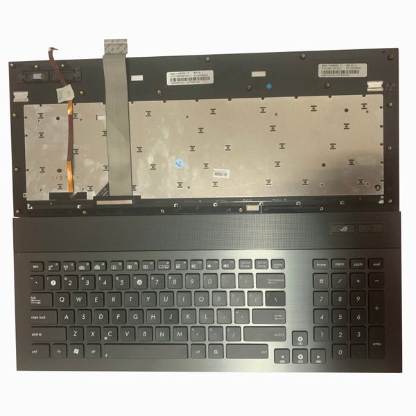 Novo teclado para asus g74 g74s g74sx 04gn562kui00-1 laptop backlight nos preto com moldura