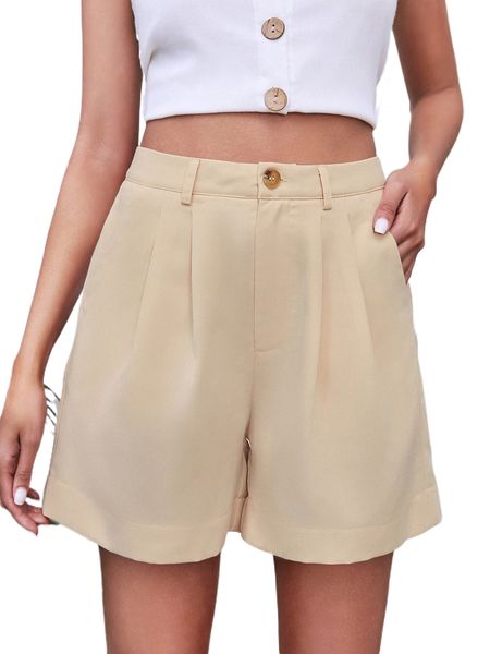 

plicated wide leg shorts u7i0#, White;black
