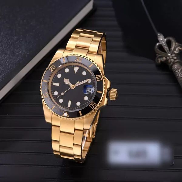 

luxury watch aaa watches man fashion wristwatch automatic mechanical stainless steel bezel luminous sapphire waterproof birthday gifts for m, Slivery;brown