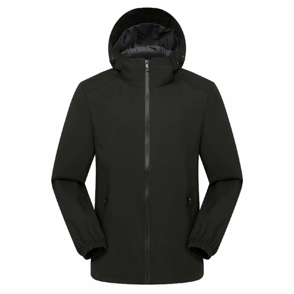 

men's jackets zipper thin jacket custom logo embroidery personal company brand print men and women 6 colors outdoor windbreaker, Black;brown