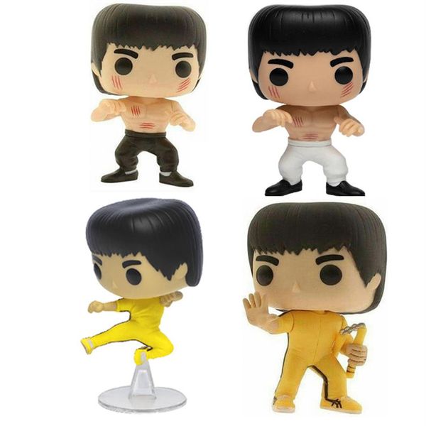 

funko pop figures bruce lee anime #218 #219 pvc action figure collectible model toys childrens birthday gift2706