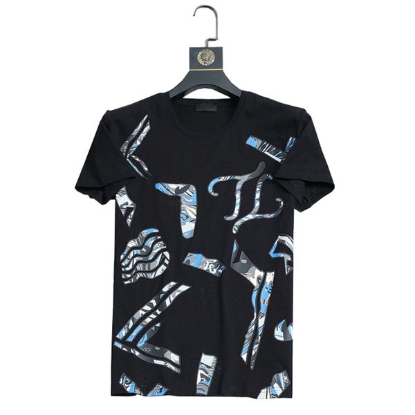 

2022ss new mens designer t shirt paris fashion tshirts summer dsq pattern t-shirt male 100% cotton top, White;black
