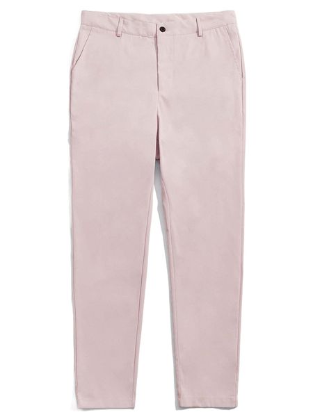 

men slant pocket suit pants n0dq#, Black