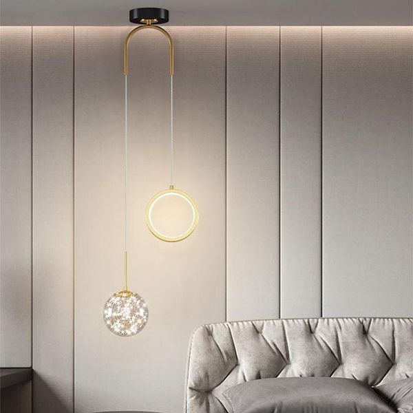 Pendelleuchten Moderne LED-Kronleuchter Wohnzimmer Schlafzimmer Küche Nordic Wunderschöne Firefly Lampe Home Innenbeleuchtung Luxuriöses Dekor Hängende La