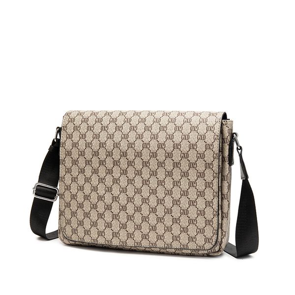 

mens crossbody bags soft pu leather shoulder bag messenger bags flap male sling bag aesthetic fashion tote pack