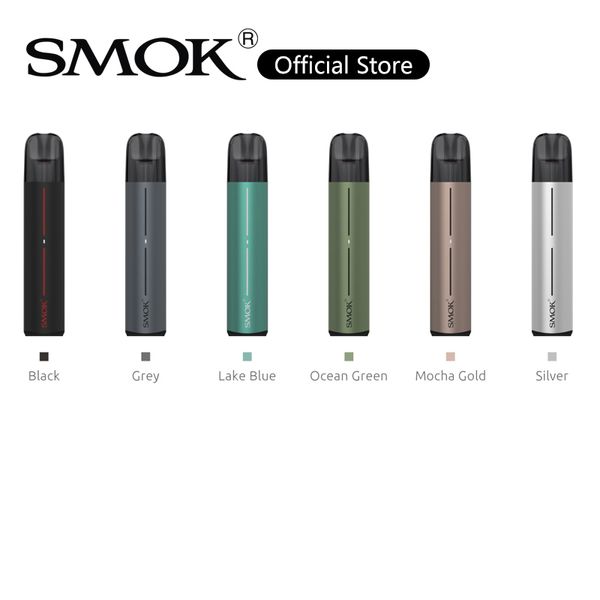 Smok Solus 2 Pod Kit 15W Vape System Bateria 700mAh embutida Cartucho de 2,5ml com bobina de malha de 0,9ohm 100% autêntico