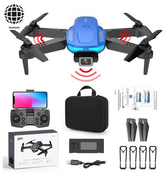 

f185 pro drone avoid obstacles aircraft 4k profesional hd dual camera wifi fpv drones height preservation 3d flip rc helicopters quadcopter