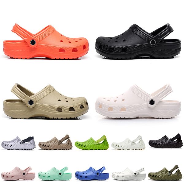 

outdoor walking slippers designer platform croc slip-on slides salehe bembury x pollex clog crocodile black stratus pink women mens fashion