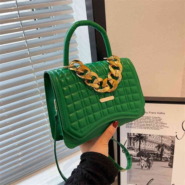 

texture women's bag 2022 new stylish chain handbag small square simple armpit shoulder crossbody shoulder bags