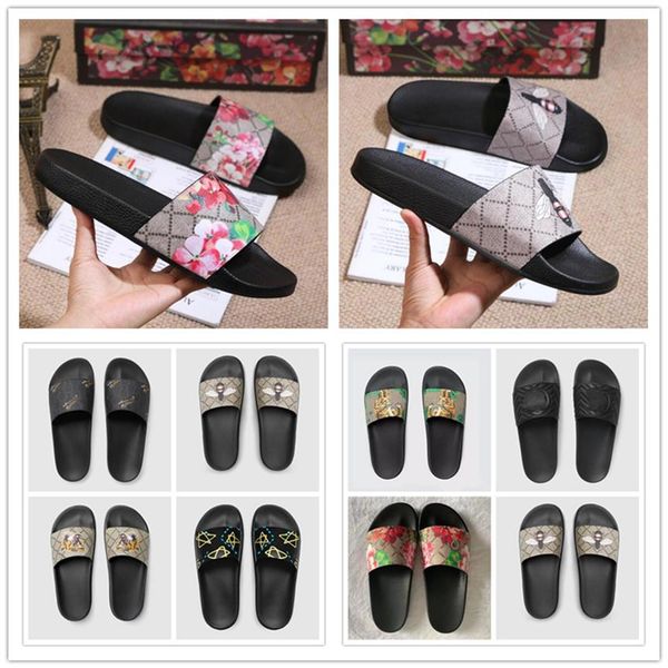 

stylish slippers tigers fashion classics slides 2021 sandals men women shoes tiger cat design summer huaraches322r, Black