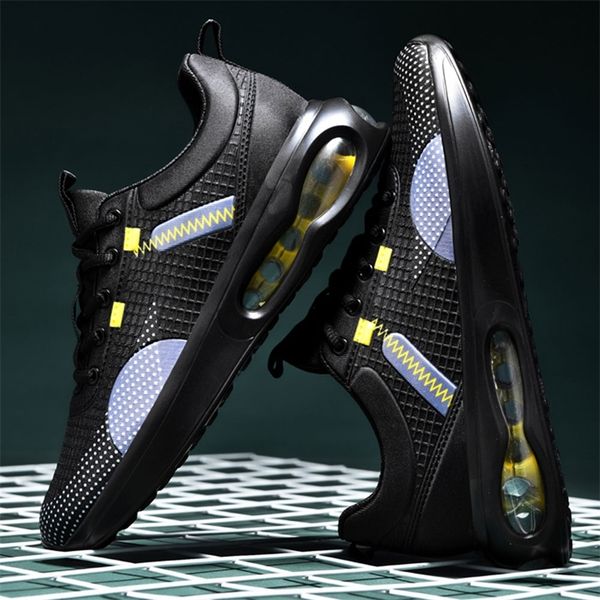 

shoes men sneakers male casual mens tenis luxury shoes trainer race breathable fashion loafers running for 220808gx, Black