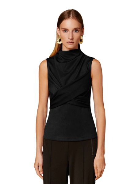 

motf premium draped wrap tank k5tf#, White