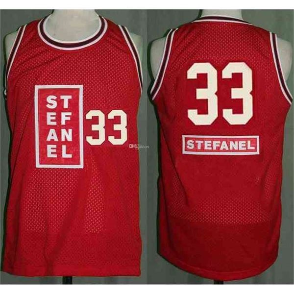 Nikivip 1991 Exhibition Game Stefanel Trieste Scottie Pippen #33 Retro-Basketball-Trikot, genähte, benutzerdefinierte Trikots mit beliebigen Nummern und Namen für Herren