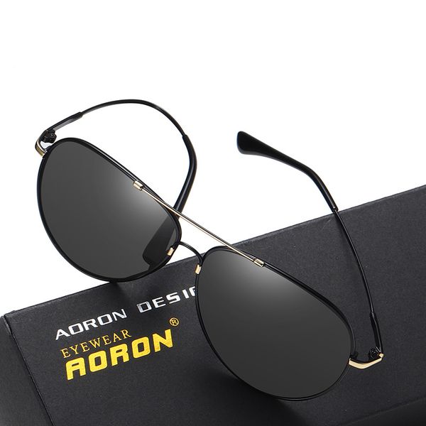 

color changing sunglasses pchromic night vision driving flexible memory metal men polarized sun glasses sunglasses a620, White;black