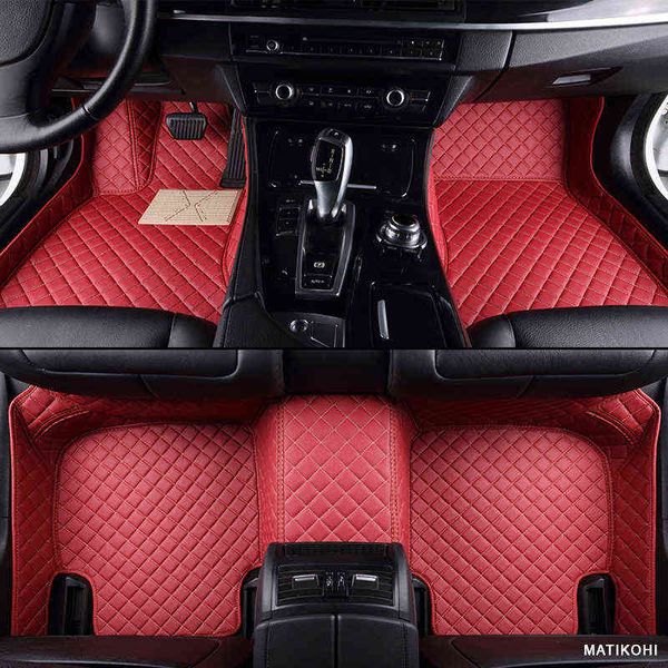 

matikohi custom car floor mats for jaguar xf xe xj xk xjl i-pace xj6 xj6l f-pace f-type brand firm car accessories foot mats w220328