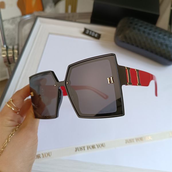 

designers fashion sunglasses, trendy retro big frame sunglass for men and women, street shooting travel anti-glare sunglasse with box, White;black