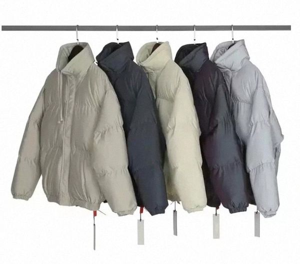 

men down winter fashion puffer jacket mans women essential letter printed jackets coat men designer zipper streetwear coats p16u#, Black