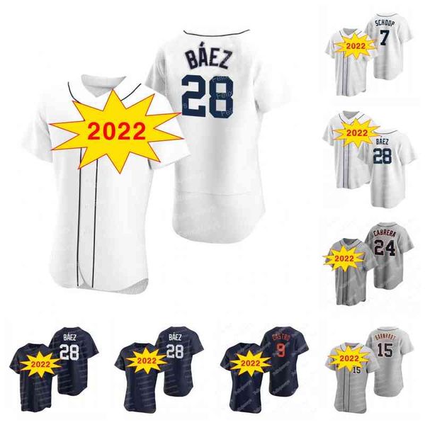 

28 javier baez miguel cabrera jersey tucker barnhart robbie grossman jonathan schoop willi harold castro isaac paredes jeimer candelario, Black