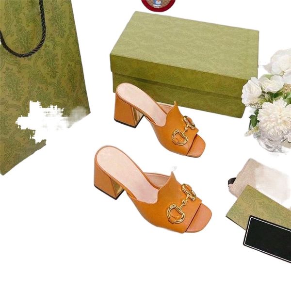 

2022 designers cost-effective women sandals star same style classical double buckle slippers beautiful european flat replaceable shoes high-, Black